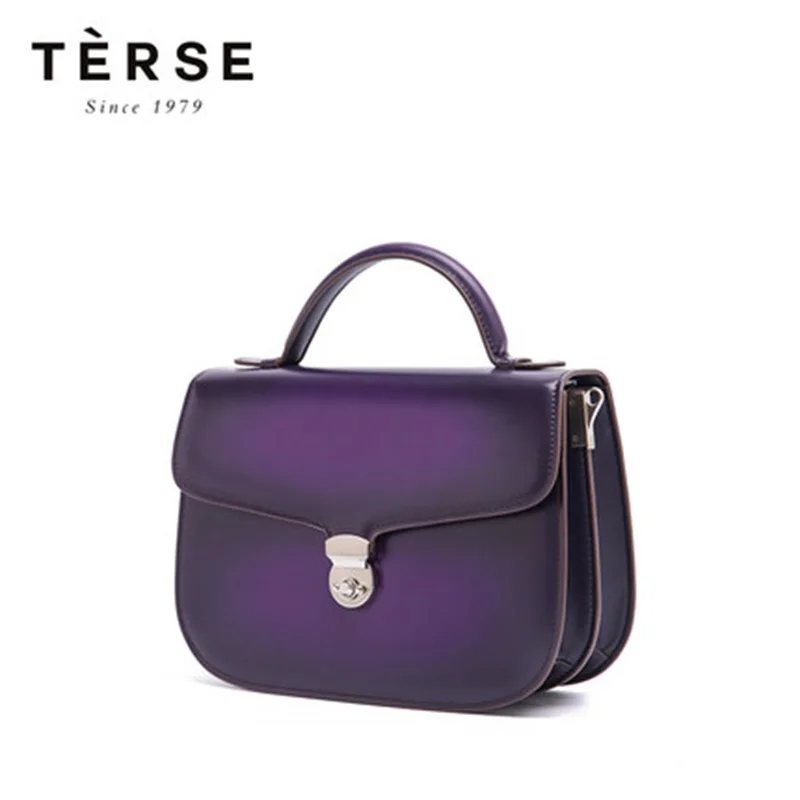 TERSE 2018 новая женская сумка из натуральной кожи клатчи модная Роскошная