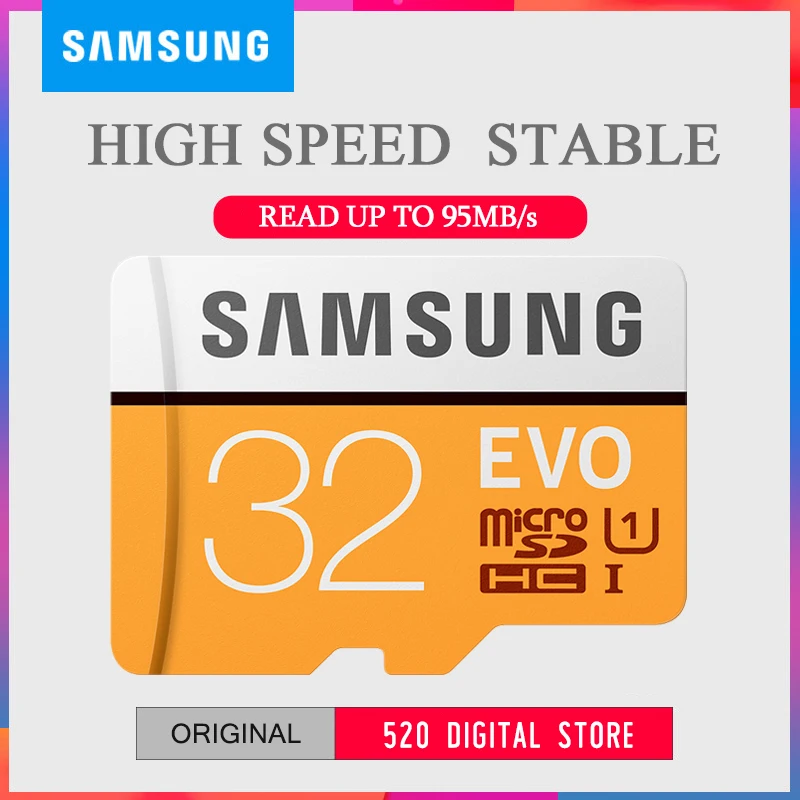 Ssamsung EVO micro sd 128 Гб карта памяти класса 10 100 МБ/с./с 64 ГБ TF флэш 4 K HD 32 256 cartao de memoria|Карты