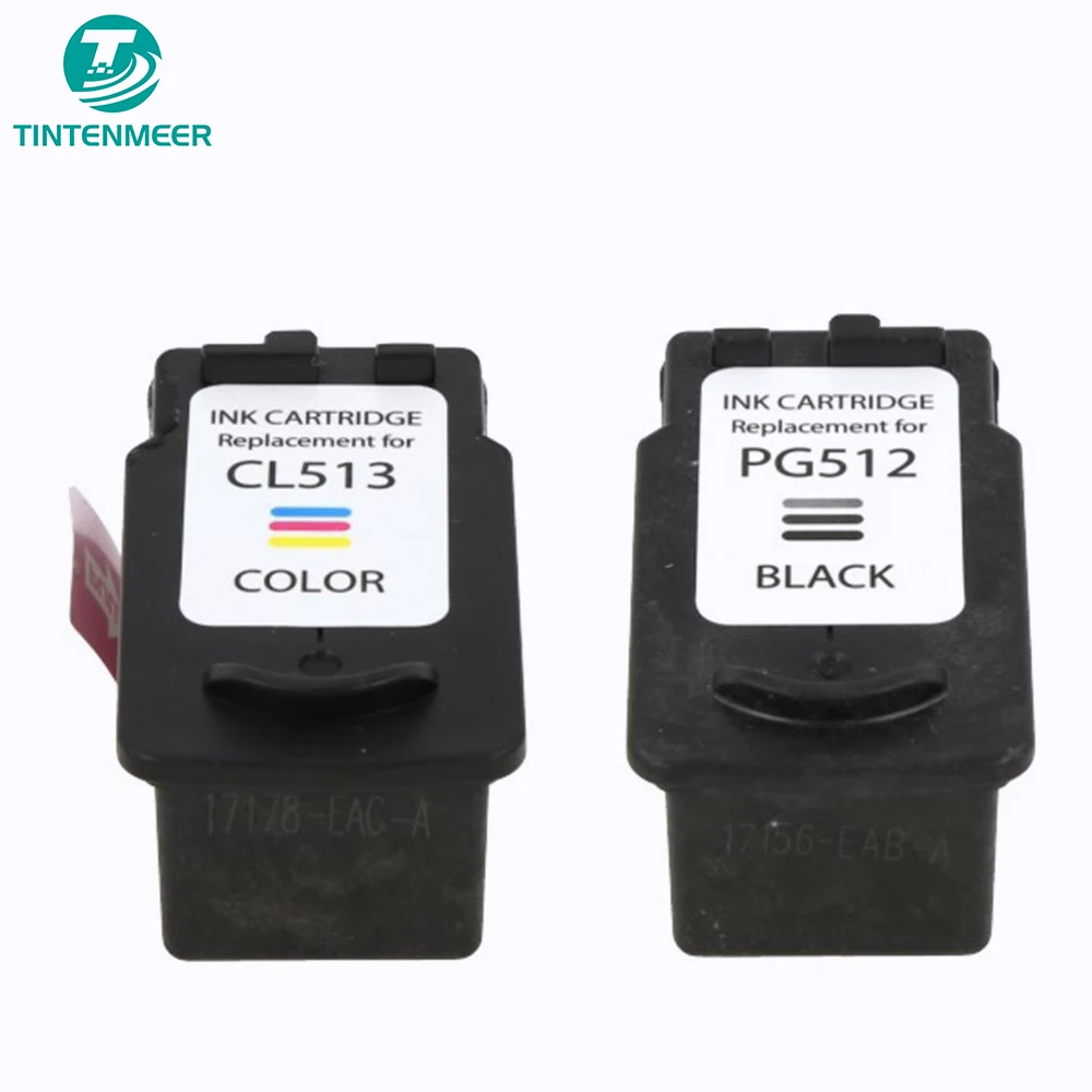 

TINTENMEER cartridge pg-512 cl-513 compatible for canon MP230 MP240 MP250 MP260 MP270 MP280 MP480 MP490 MP495 MP499 PRINTER