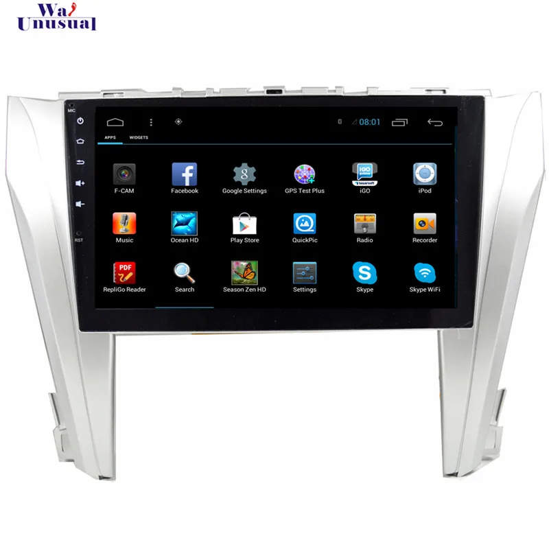 Wanuary 10 2 дюймов четырехъядерный 16G Android 6 0 GPS навигация для Toyota Camry 2015 с Bluetooth Wifi