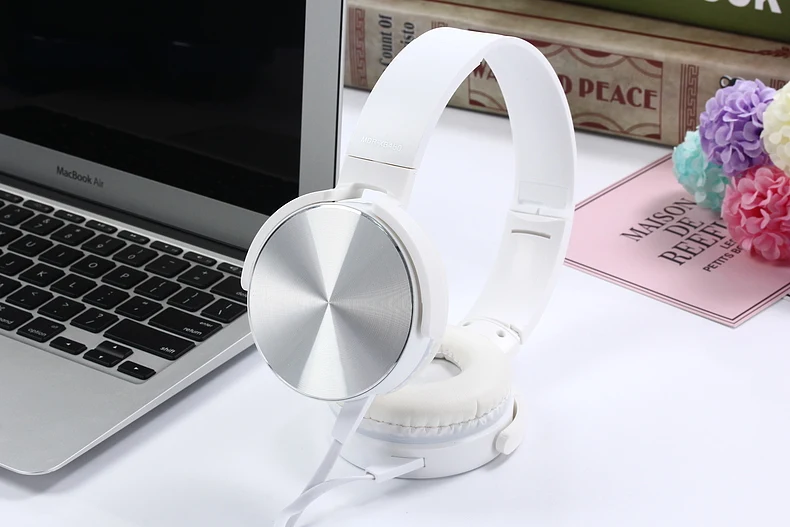 Стерео бас наушники для sony с микрофоном шумоподавления гарнитуры бас звук HiFi музыкальные наушники для iPhone Xiaomi PC