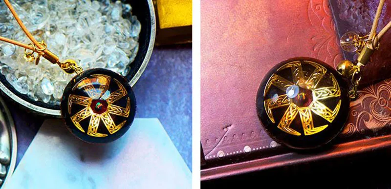 AURAREIKI Orgonite Шарм Подвеска натуральный кристалл излучения подвеска Рэйки Orgonite благословение счастливый кулон ювелирные изделия для женщин C0123