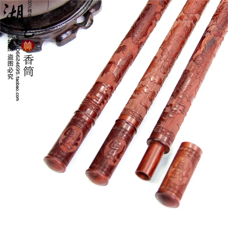 Розовое дерево анаглиф Восемь Бессмертных длинные joss палочки цилиндрические