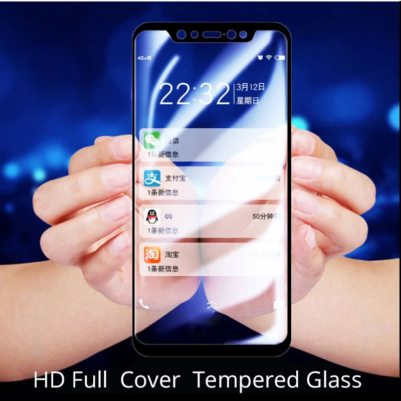 Передняя пленка из закаленного стекла для Xiaomi Mi8 6 21 "Защитная экрана Mi 8