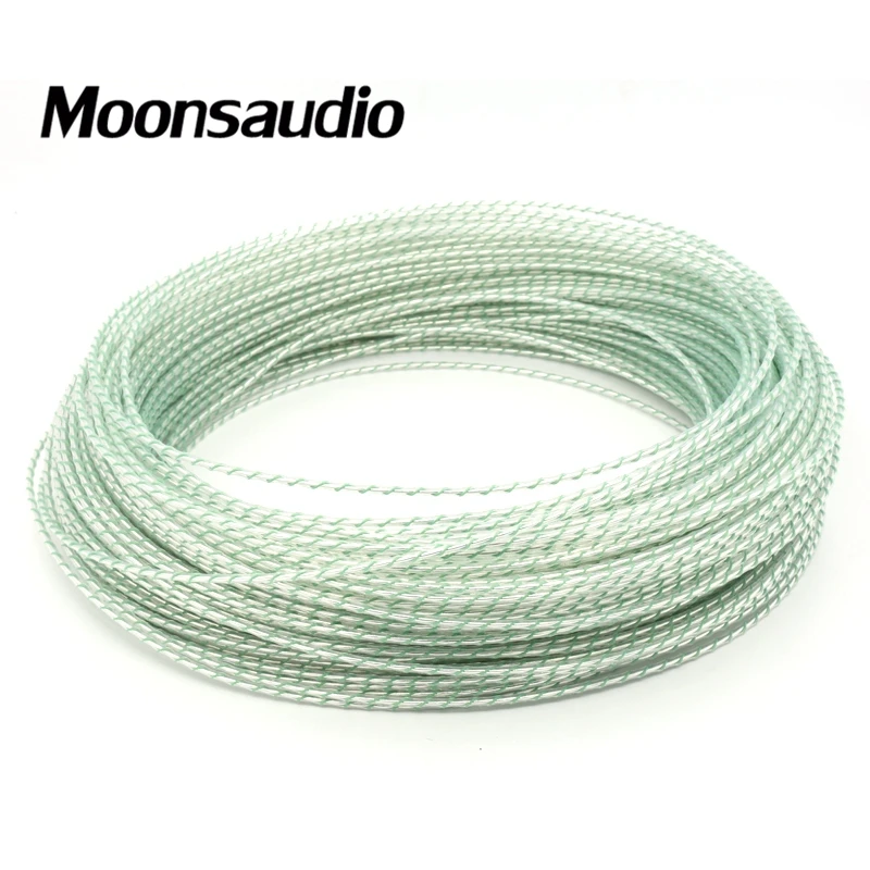 100 м Moonsaudio Nordost Odin Valhalla топ Номинальная 7N медь + чистое серебро DIY Кабель Питания rca