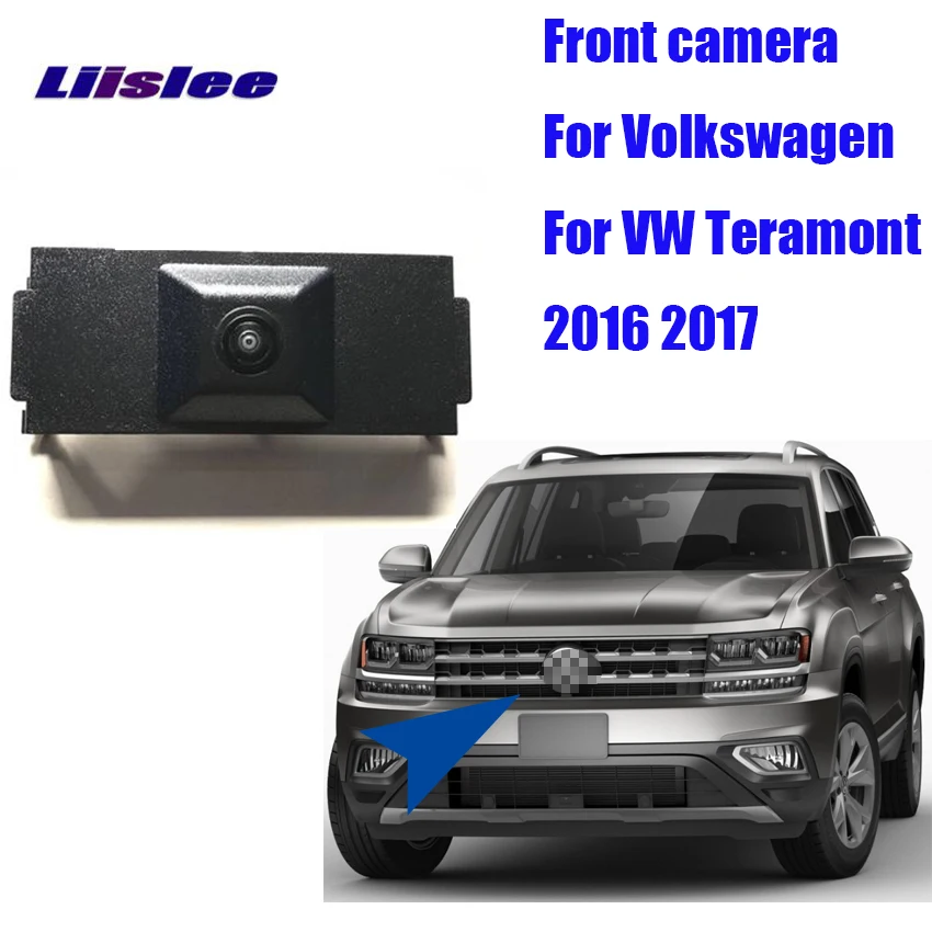 LiisLee для Volkswagen Atlas 2016 2017 Автомобильная специальная фронтальная HD камера
