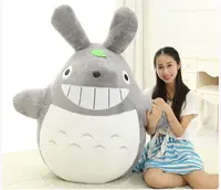 [Funny] Super size 180cm Soft Cartoon neighbor totoro Full fill Plush Toy Giant Animal Stuffed Pillow Girl Doll kids gift