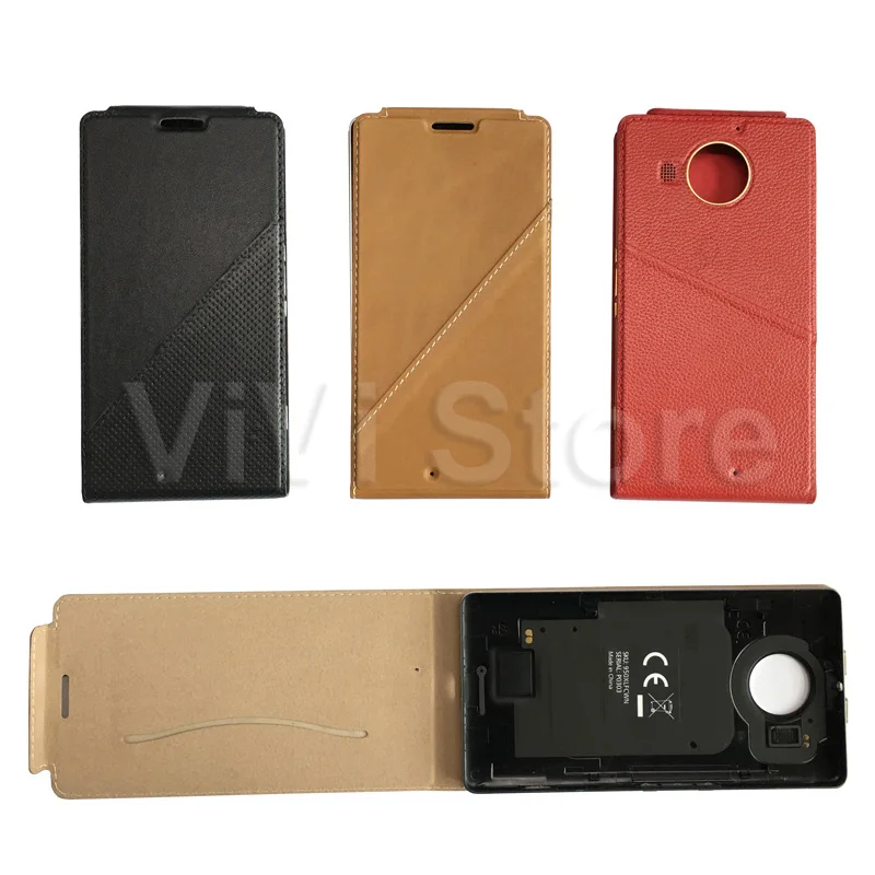 Оригинальный флип чехол Mozo для microsoft lumia 950XL задняя крышка Nokia кожаный с NFC и WLC|flip