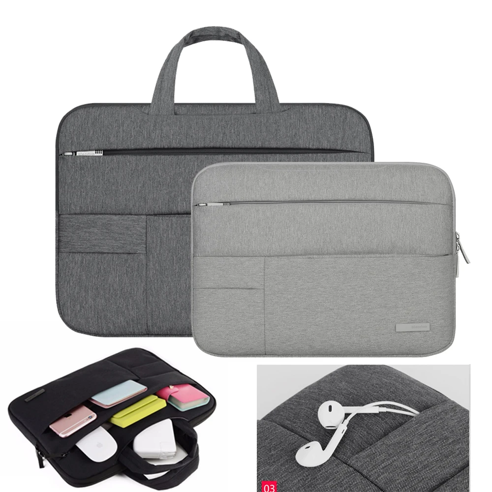 Портативная сумка для ноутбука Air Pro 11 12 13 14 15 6 дюйма Dell HP Macbook Xiaomi Surface pro 3 4|15.6 laptop