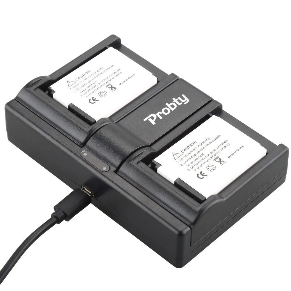 Зарядное устройство Probty для камеры NIKON Coolpix AW100 2 шт. аккумулятор EN EL12 + USB ЖК