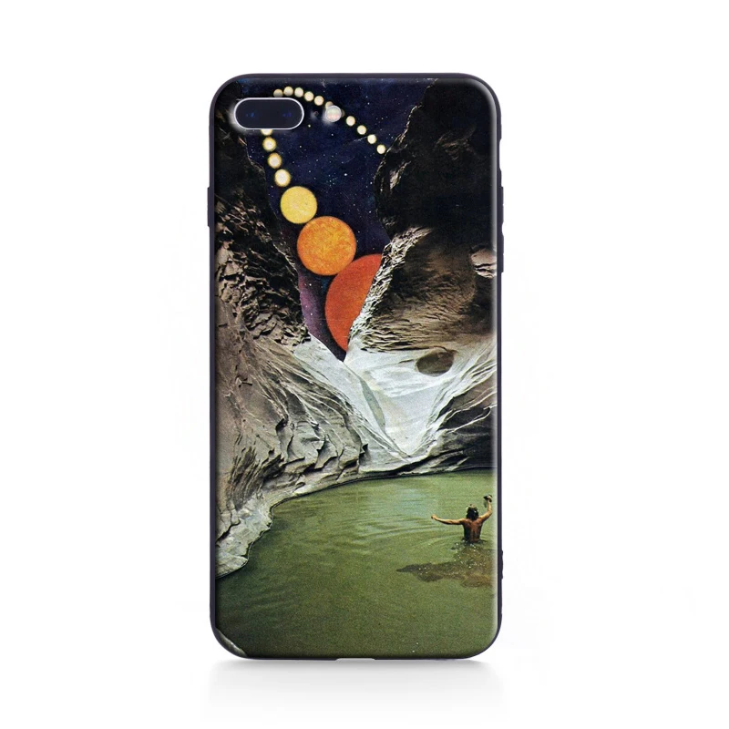 Для iphone 7 Чехол Trippy Art эстетический Coque Мягкий силиконовый чехол для телефона для Apple iphone 5 5S SE 6 6S Plus 7 8Plus X Чехол