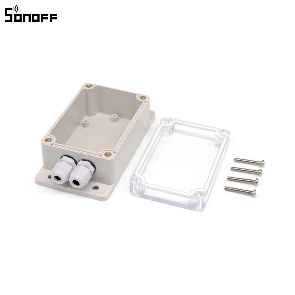 Sonoff IP66 водонепроницаемая распределительная коробка водонепроницаемый чехол водостойкий корпус Поддержка Sonoff Basic/RF/Dual/Pow для рождественских елок