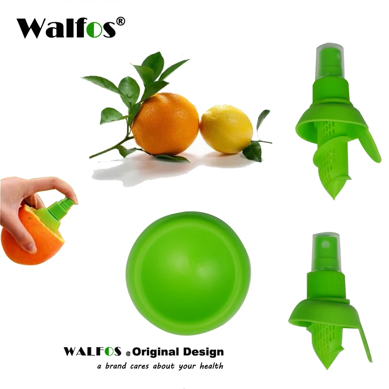 

WALFOS 3 Pieces Creative Lemon Sprayer Fruit Juice Citrus Lime Juicer Spritzer Kitchen Gadgets Spray Fresh Fruit Juice Tools