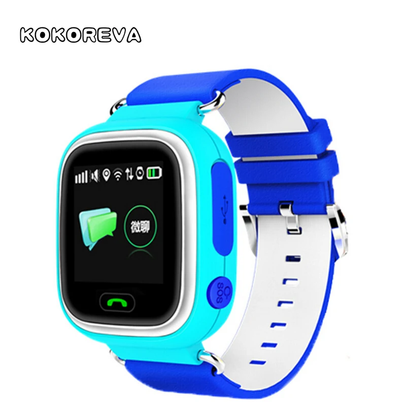 GPS смарт часы детские с Wifi сенсорный экран SOS вызова Расположение DeviceTracker для Kid Safe