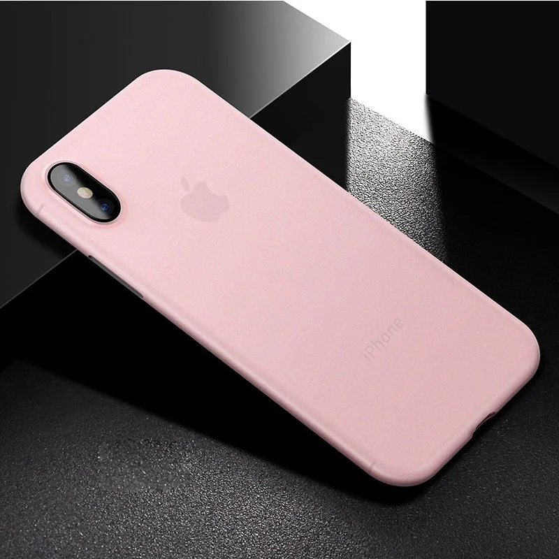 Luxury Ultra Slim Matte Scrub Phone Case For iPhone 6S 7 8 Plus X XR XS MAX Sandstone Pattern Soft Cover phones |