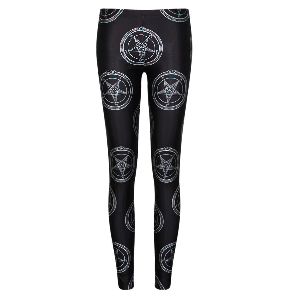 Сексуальная легинсы Jeggins брюки сексуальная 3D графика красочный печатных женские