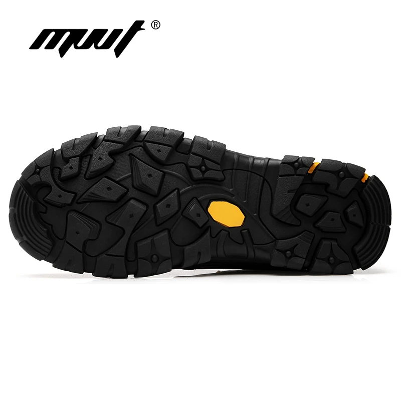 Мужские ботинки MVVT зимние водонепроницаемые из натуральной кожи большие