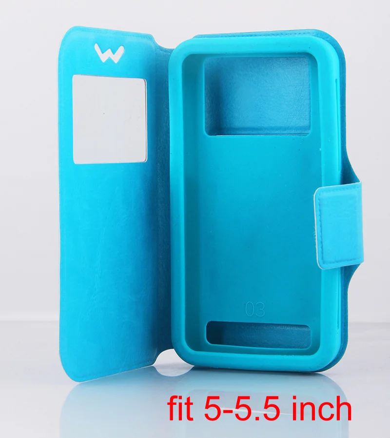blue A2 ТПУ pu кожаный чехол Универсальный силиконовый чехол для телефона для Elephone P6000 модный флип 4 до 5,8 дюймов мобильный чехол для телефона - Цвет: blue A2