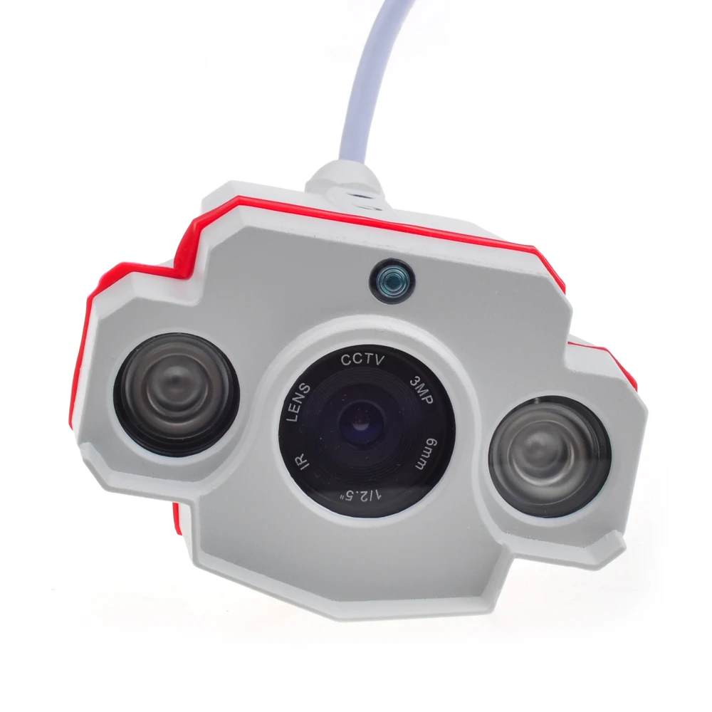 Onvif CCTV H.264 2.0 мегапикселя 1920*1080 6 мм IP-сети Открытый водонепроницаемый 2 ИК ночного