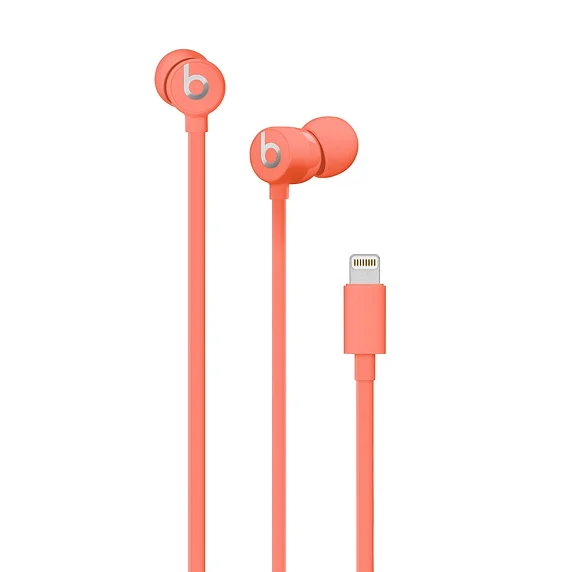 Coral UrBeats 3,0 супер бас наушники вкладыши наушники с микрофоном Lightning наушники для iPhone 7 8 xs max, iPhone xr, iPad - Цвет: Coral