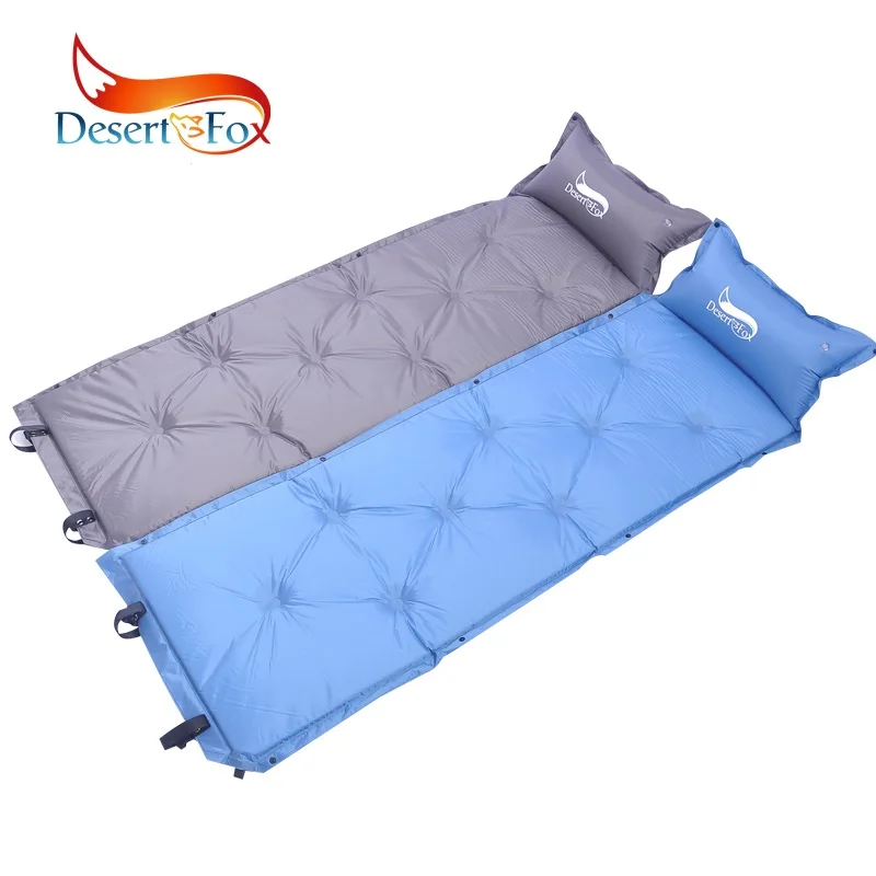 

Desert&Fox 1pc Self-Inflating Sleeping Pads with Inflatable Pillow,Comfortable Tent Air Mattress Backpacking for Camping,Hiking