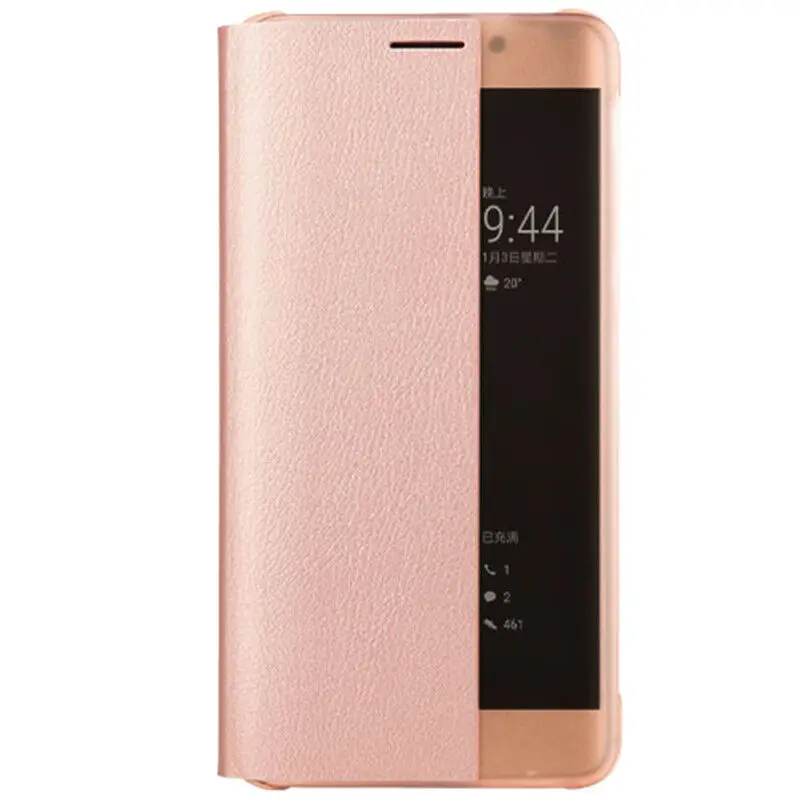 Оригинальный чехол для смартфона S GUARD P10 кожаный флип с окошком ответа на звонок