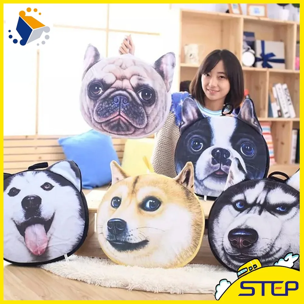 Горячая Распродажа 3D моделирование собака животное лицо плюшевая игрушка милая