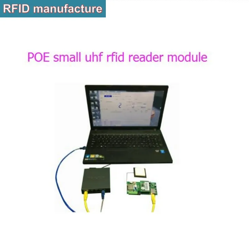 POE small UHF RFID reader module with poe tcp/ip rs232 wiegand26 wiegand34 for parking people access warehouse management | Безопасность