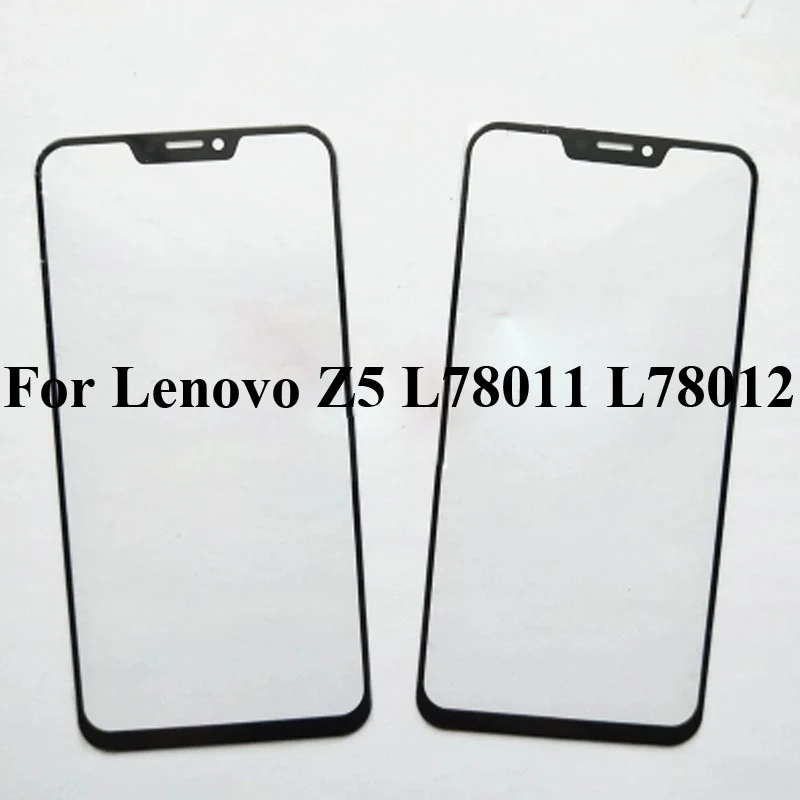 2 шт. для Lenovo Z5 Z 5 стеклянный объектив сенсорный экран Внешний L78011 L78012 стеклянная