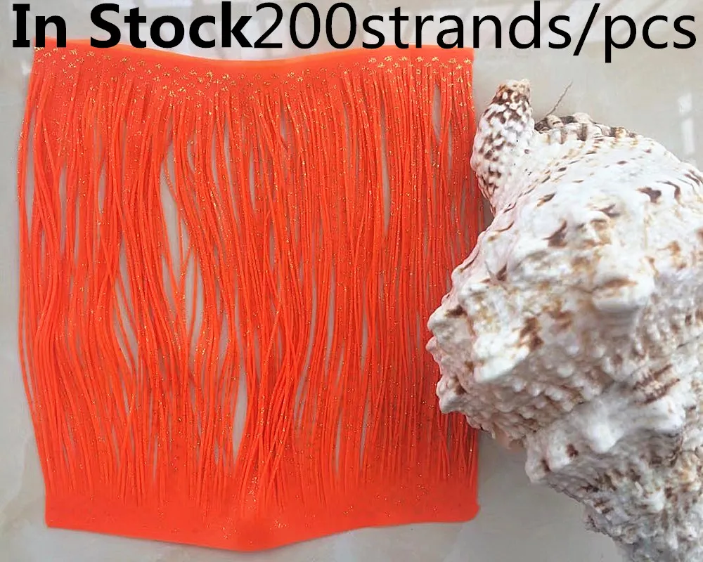 Fishing Lure Silicone Skirt Layers Material for Tackle Craft DIY Spinner Rubber Jigs Buzzbait--28 | Спорт и развлечения