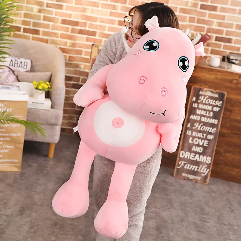 

Cartoon Super Cute Hippo Doll, Animal Plush Toy Stuffed Doll, Children's Toy, Home Sofa Decoration, Hippo Pillow, Holiday Gift