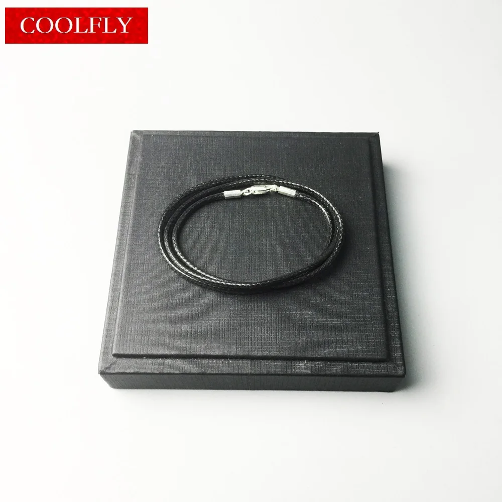 Trendy Black Leather Necklaces New Brand thomas sabor Vintage Punk Fashion cord Jewelry For Women And Men Birthday Gift Bijoux