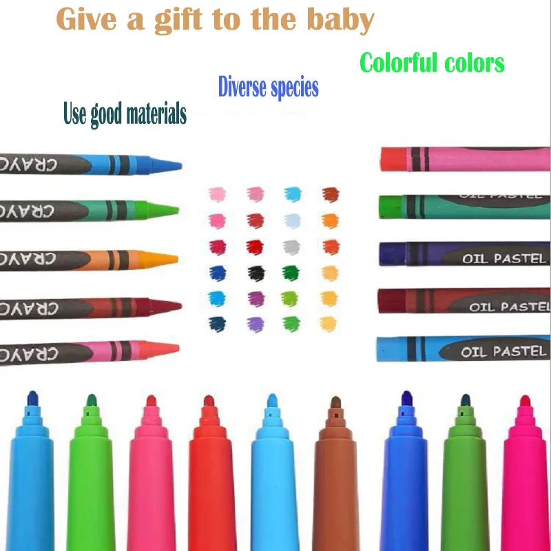 Детская Акварельная ручка 150 Подарочная коробка карандаши для рисования