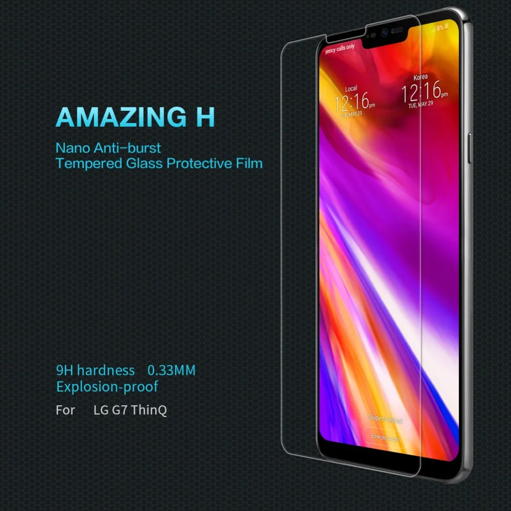 Для LG G7 ThinQ закаленное стекло Nillkin Amazing H/H + PRO для защиты экрана ThinQ|Защитные стёкла
