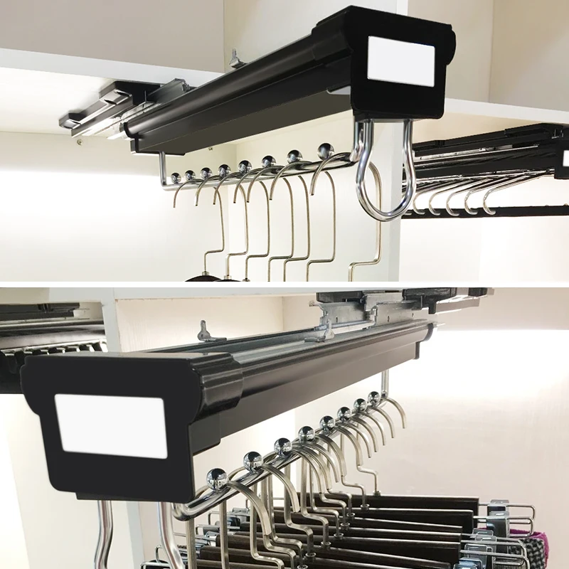 Wardrobe clothes rail hanger telescopic multi-function hardware accessories | Обустройство дома