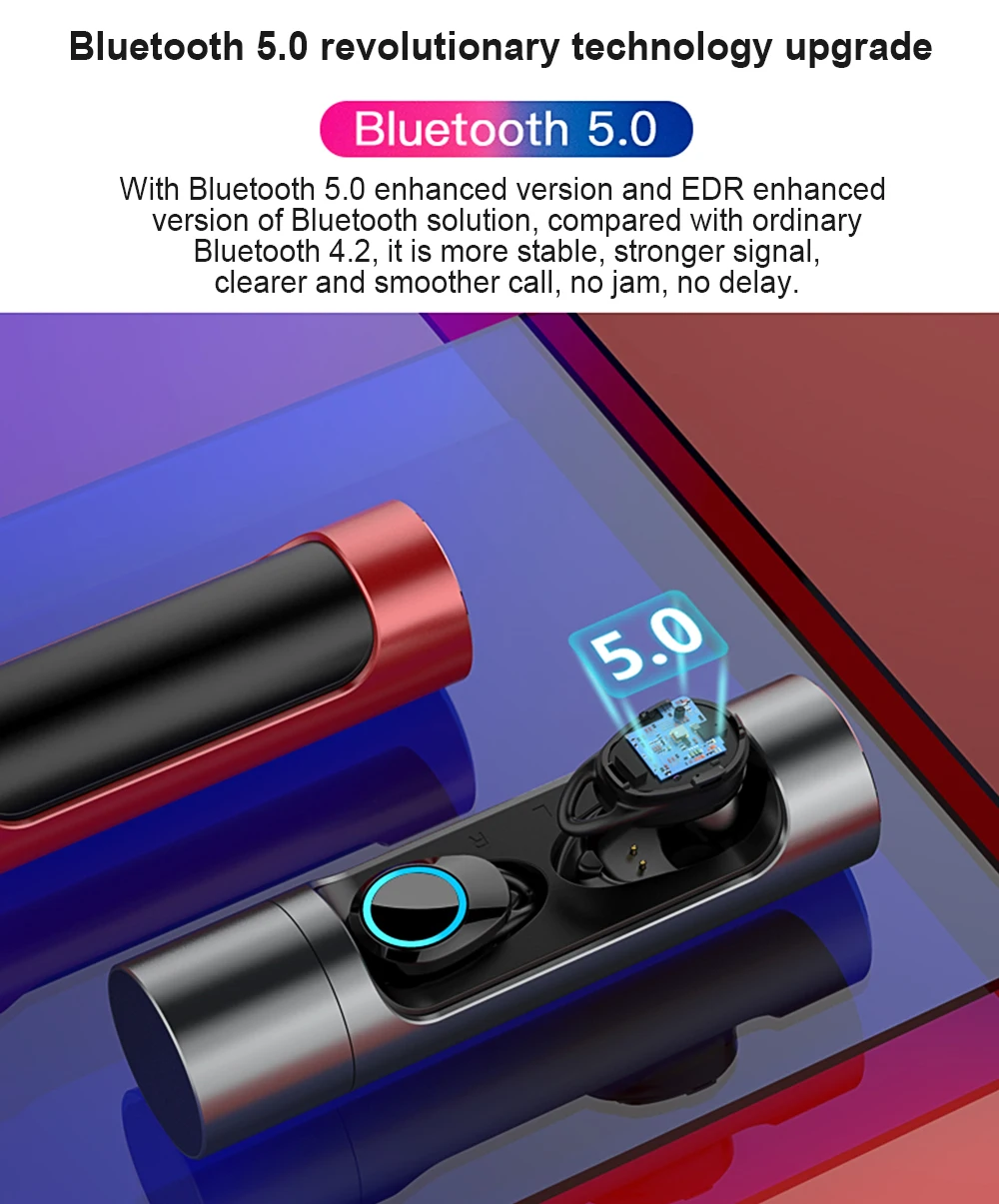 Nasin X8 TWS Новые беспроводные Bluetooth 5,0 наушники с глубоким басом водонепроницаемые наушники с микрофоном зарядная коробка для телефона ПК