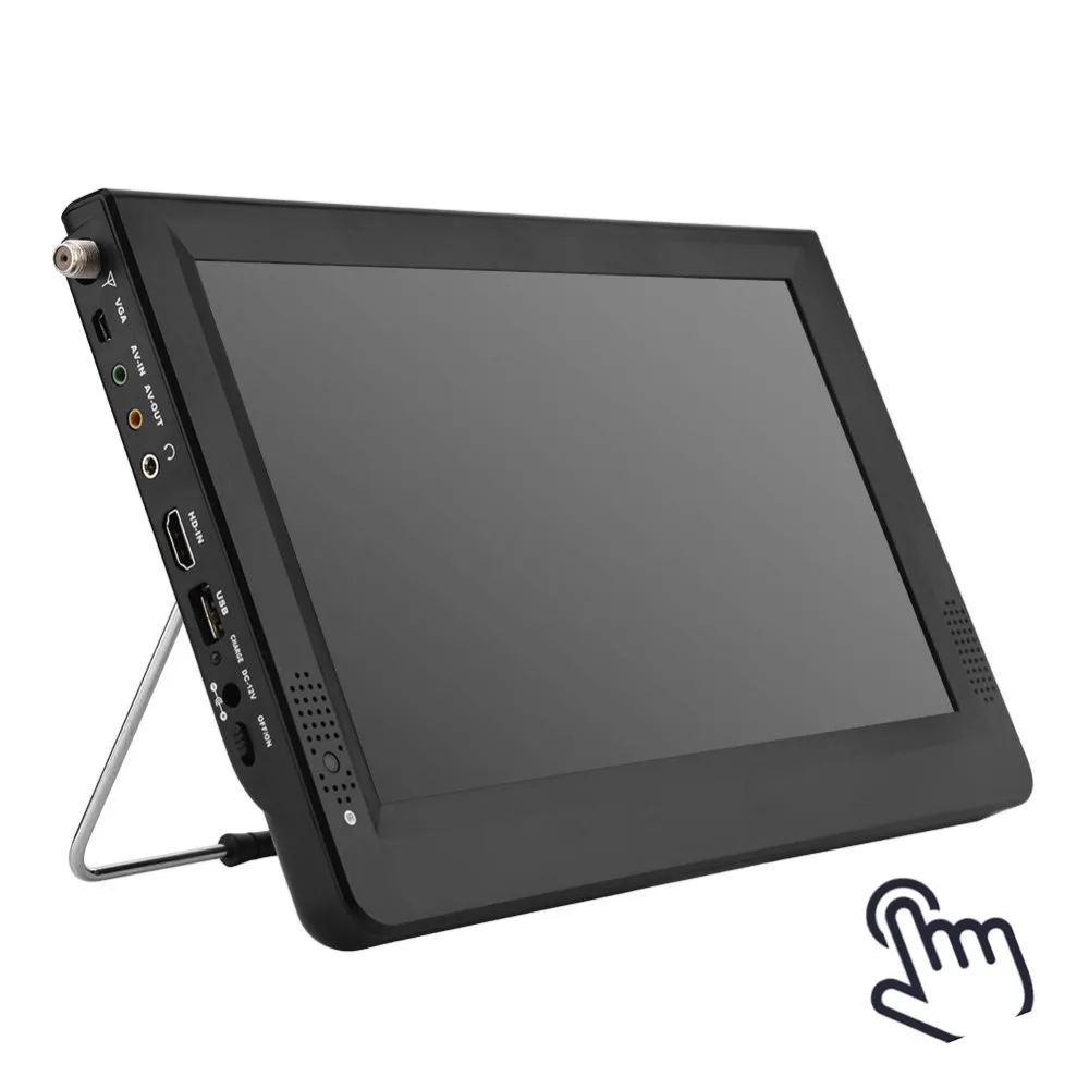 LEADSTAR 14 дюймов портативный цифровой ТВ Высокая чувствительность тюнер DVB-T T2 ATSC ТВ программа запись 1080P Автомобильный цифровой ТВ США ЕС Великобритания AU