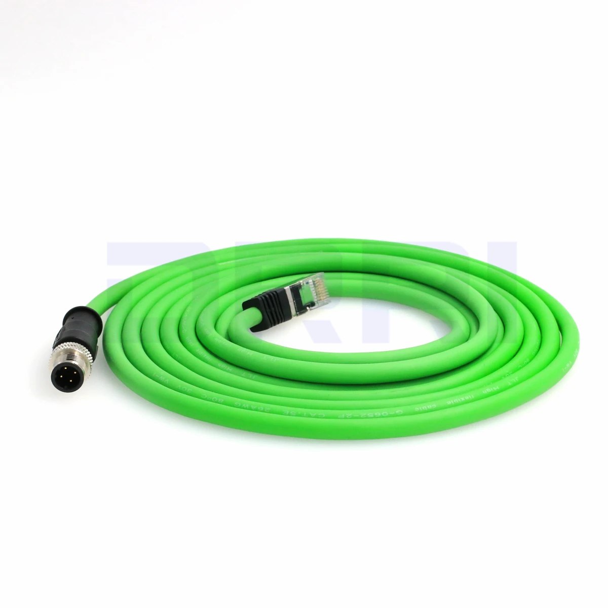 M12 4 контактный d код Мужской RJ45 водонепроницаемый Ethernet экранированный кабель для