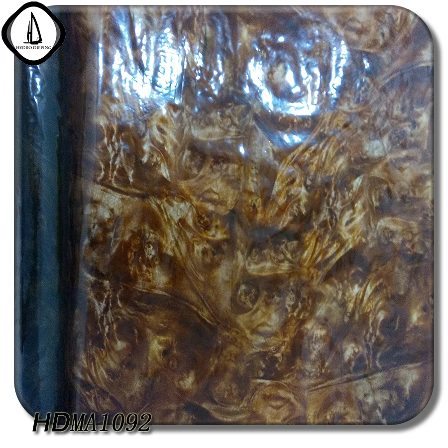 Гидро Искусство DIY гидрографической Liquid Image Плёнки нет. hdma1092 темное дерево зерна 1