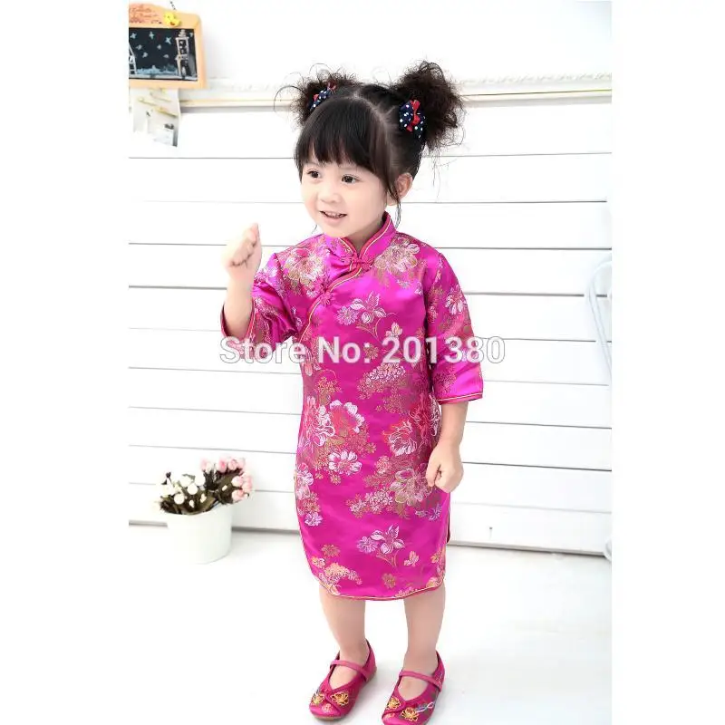 2017 г. Летнее платье для маленьких девочек детская одежда традиционные китайские