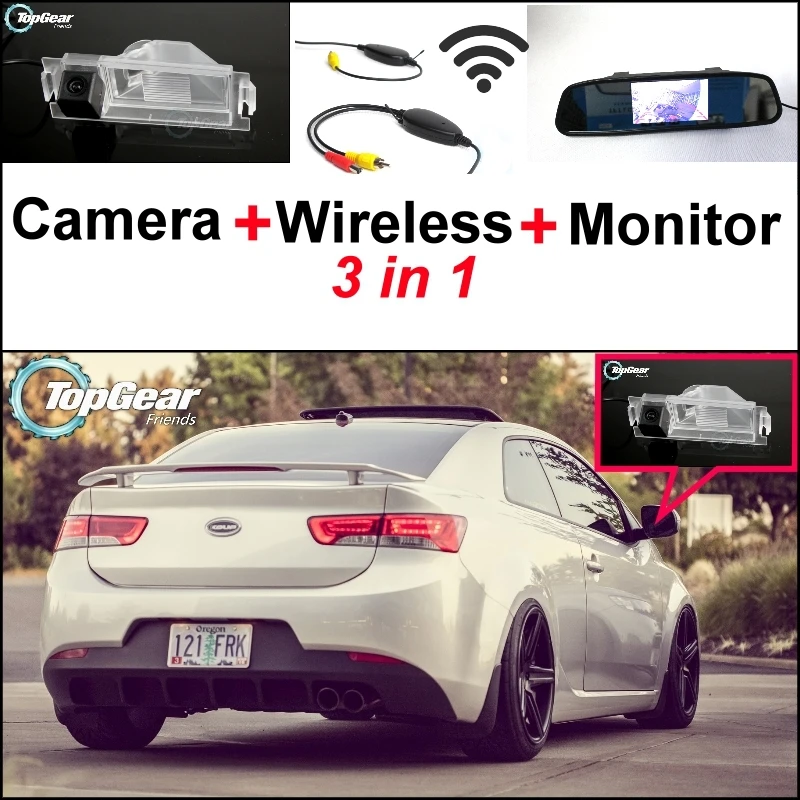 3 в 1 специальная камера + беспроводной приемник зеркальный монитор легко DIY