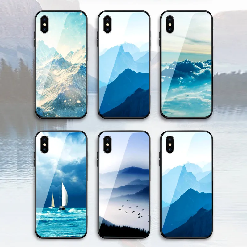 Чехлы для телефона iPhone 11 Pro 5 6 6s 7 8 Plus X XR XS Max окрашенная задняя крышка из