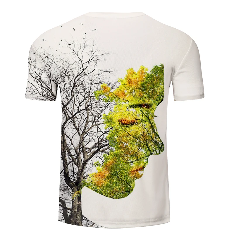 Beauty 3D Print t shirt Men Women tshirt Summer Tree T-shirt Funny Tee Short Sleeve O-neck Top Streetwear Drop Ship ZOOTOP BEAR | Женская