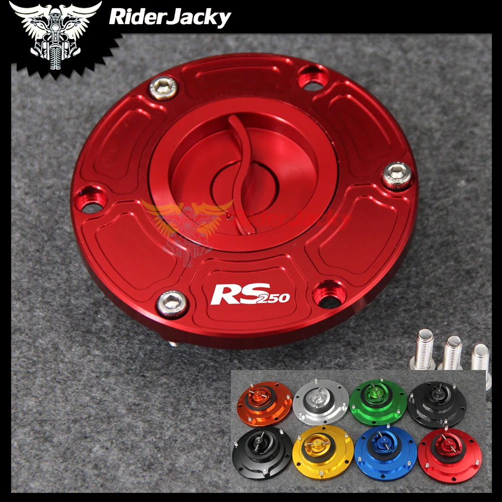 Красный CNC мотоцикл без ключа мотоциклетный газовый колпачок топливный бак