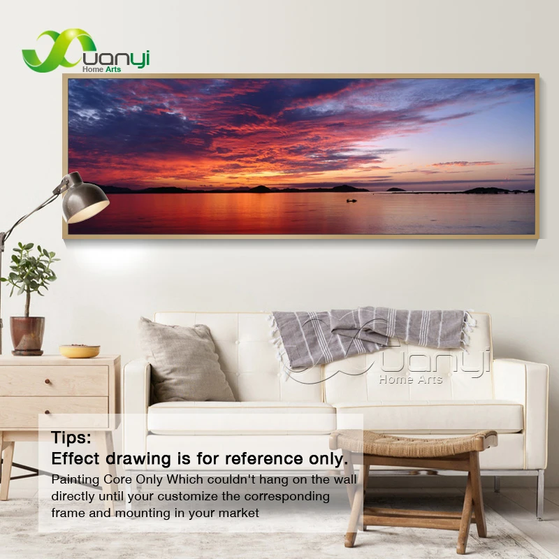 Один Canvs настенные художественные абстрактные пейзаж картина маслом домашний