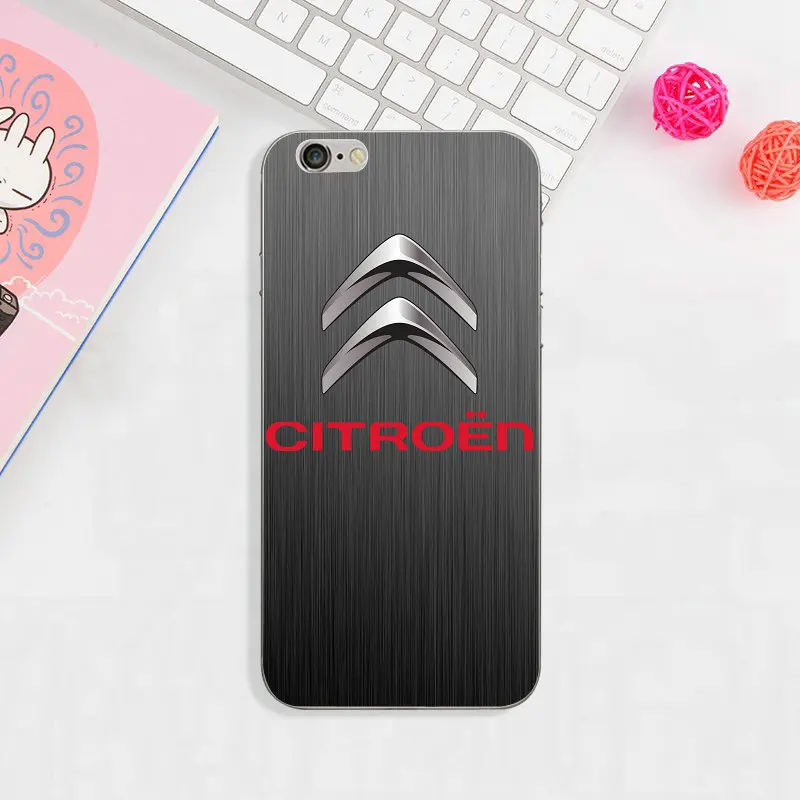 Divine DS Citroen логотип мягкий ТПУ мобильные прозрачные телефонные чехлы Сумки для iPhone