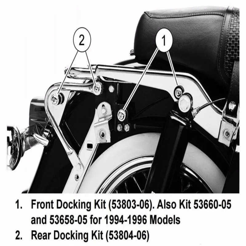 Комплект передней док-станции для мотоцикла Harley Touring Road King Electra Glide 1997-2008 |