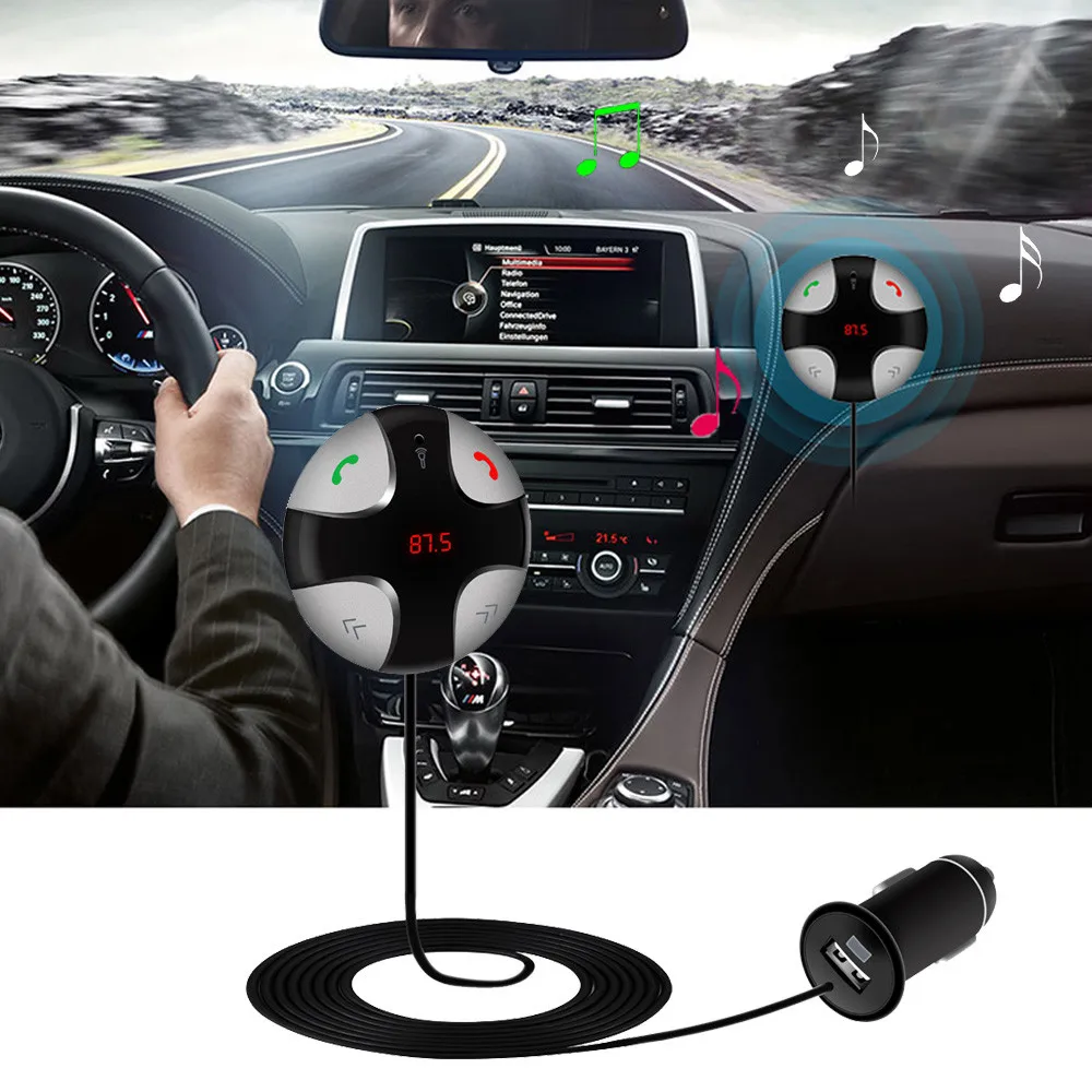 Автомобильный комплект willtoo универсальный беспроводной с ЖК дисплеем Bluetooth 3 0 MP3 fm