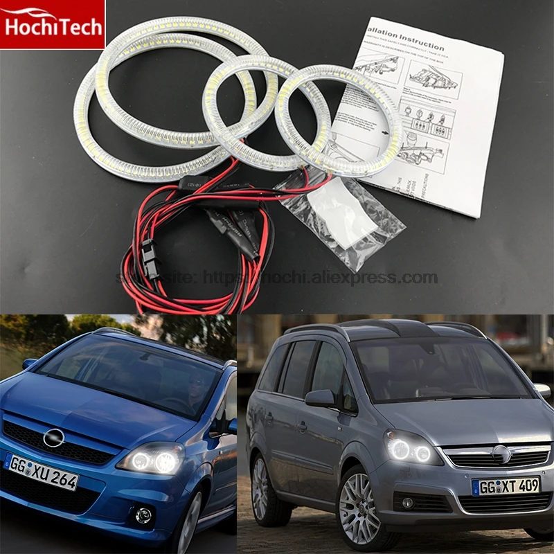 HochiTech ультра яркий SMD белый светодиодный ангельские глазки 2005 лм 12 В Комплект