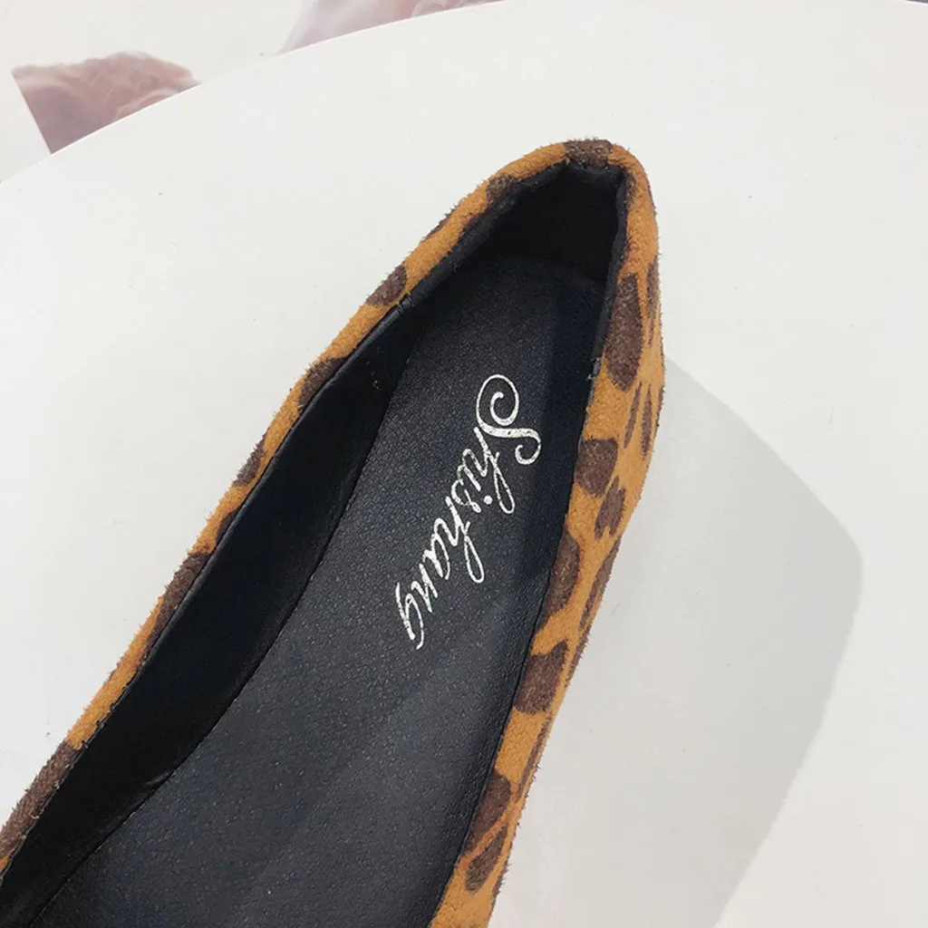 

SAGACE Retro Flat Shoes Leopard Flat Casual Women Flats Soft Woman Ladies Shoes Fashion Spring Autumn Women Single Shoes